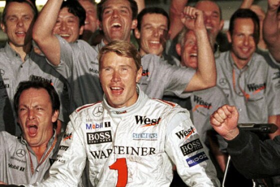 Mika Hakkinen in Monte Carlo Mika Hakkinen in Monte Carlo
