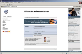 VW-Jobbörse jetzt online