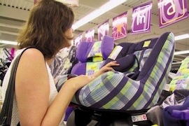Kindersitze aus dem Supermarkt