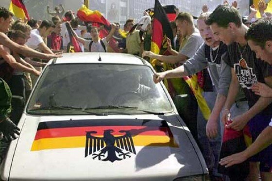 Deutschland feiert den Vize-Weltmeister Deutschland feiert den Vize-Weltmeister