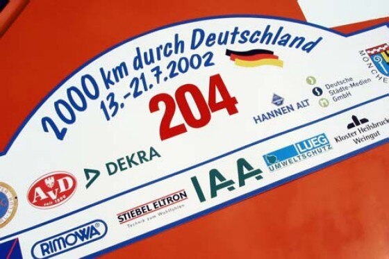Tagebuch "2000 km durch Deutschland"