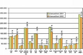 Neuzulassungen 1. Halbjahr 2002