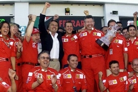 Ferrari feiert den Weltmeister