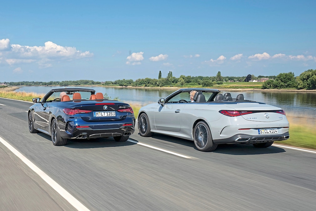 BMW M440i xDrive Cabrio Mercedes CLE 450 4Matic Cabrio