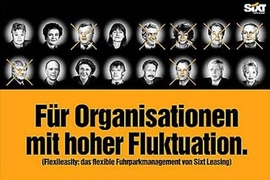 Watschen für Sixt-Werbung