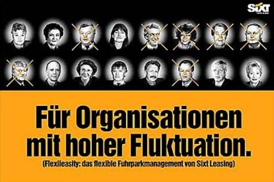 Watschen für Sixt-Werbung