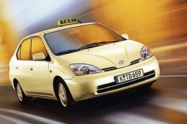Umweltfreundliches Hybrid-Taxi