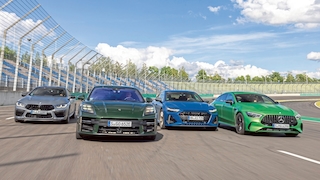 BMW, Porsche, Audi und Mercedes Vergleichstest