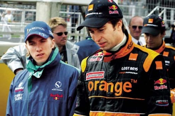 Heidfeld und Frentzen 2003 in einem Team Heidfeld und Frentzen 2003 in einem Team