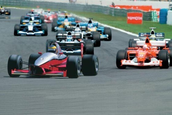 Erste Fahrt in einem Formel-1-Renner