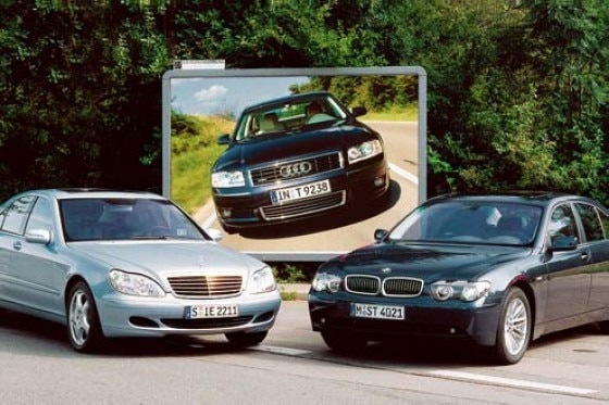 A8 4.2 quattro gegen 745i und S 500 4Matic