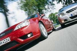 Mondeo ST220 gegen Vectra GTS 3.2 V6