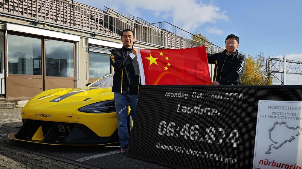Xiaomi SU7 Ultra Prototype auf Nordschleife
