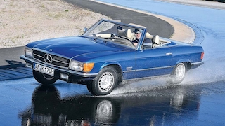 Mercedes SL Cabrio, Klassik-Reifen im Test