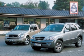 Kia Sorento 2.5 CRDi gegen Mercedes ML 270 CDI