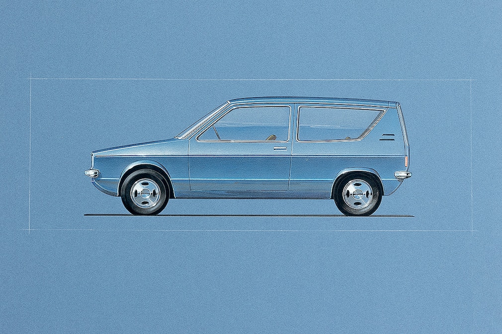 Fund des Jahres: Giugiaros Skizze eines Golf 1 Variant