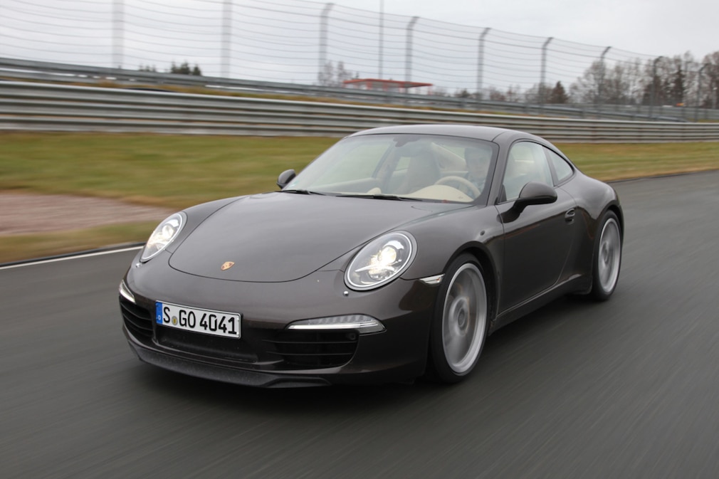 Neuer Porsche 911 gegen BMW M3 und Corvette C6 Grand Sport