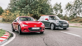 Mazda MX-5 RF Skyactiv-G 184 Mini Cooper S