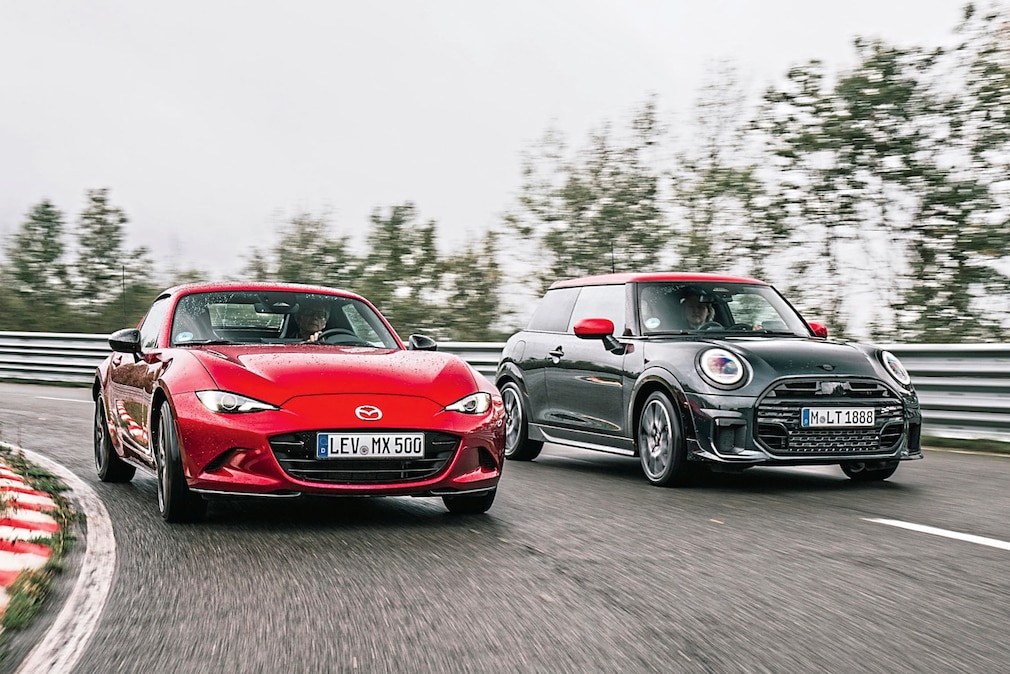 Mazda MX-5 RF Skyactiv-G 184 Mini Cooper S