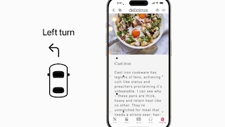 Neue iOS-Funktion bekämpft Reiseübelkeit beim Lesen im Auto