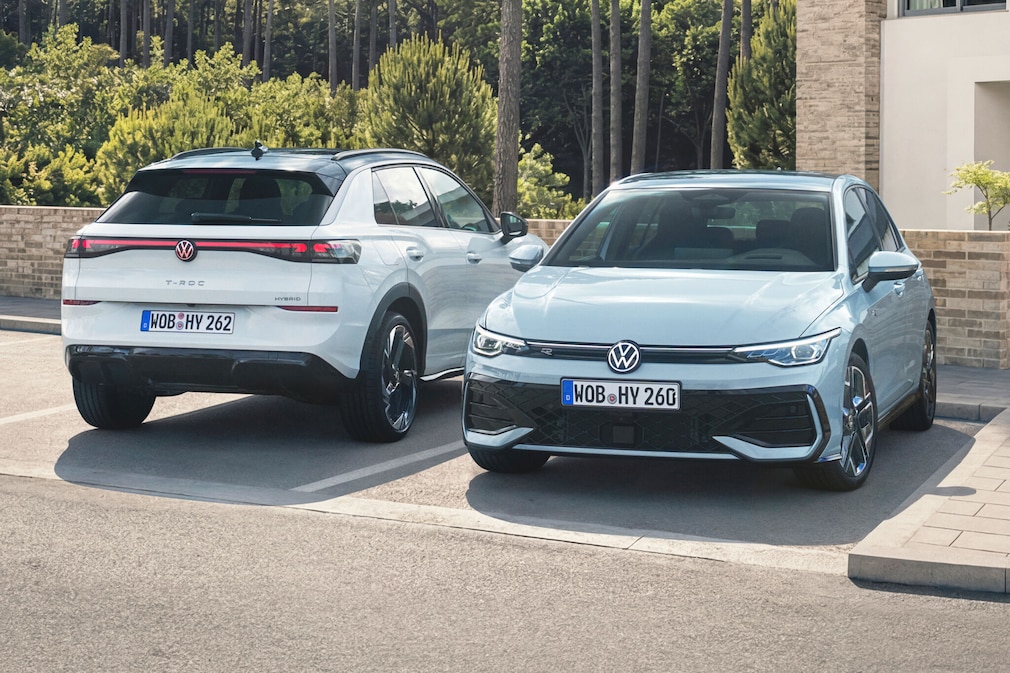 VW T-Roc Hybrid und VW Golf Hbyrid