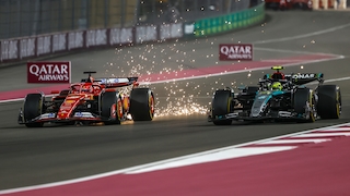 Charles Leclerc und Lewis Hamilton