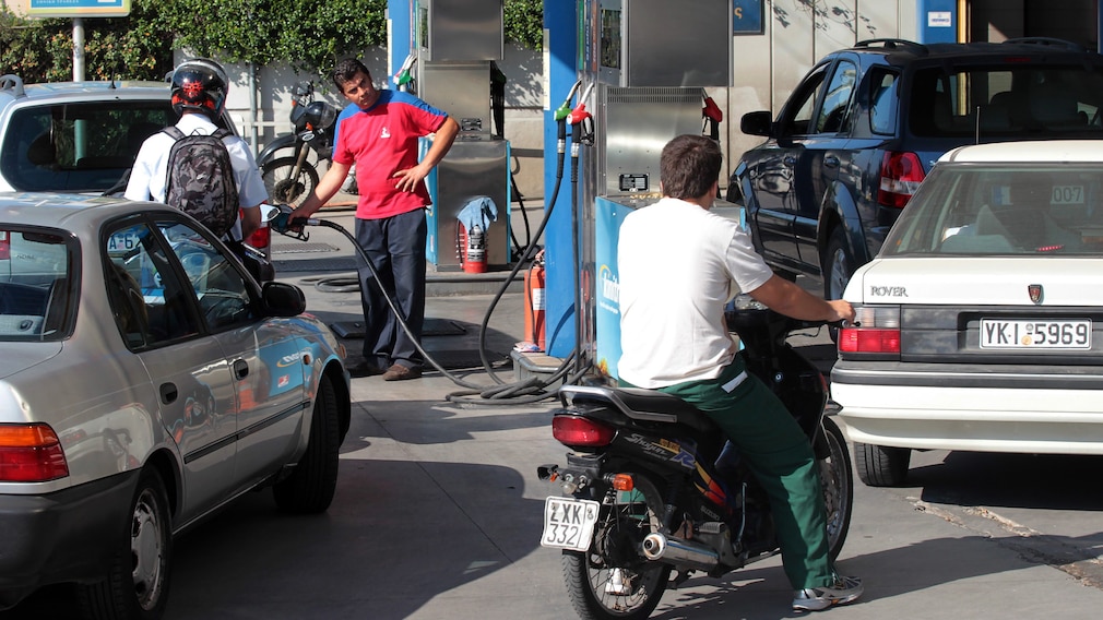 Griechenland Tankstelle