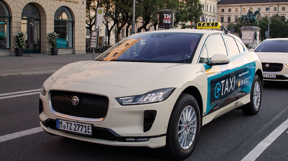 Jaguar I-Pace als Taxi