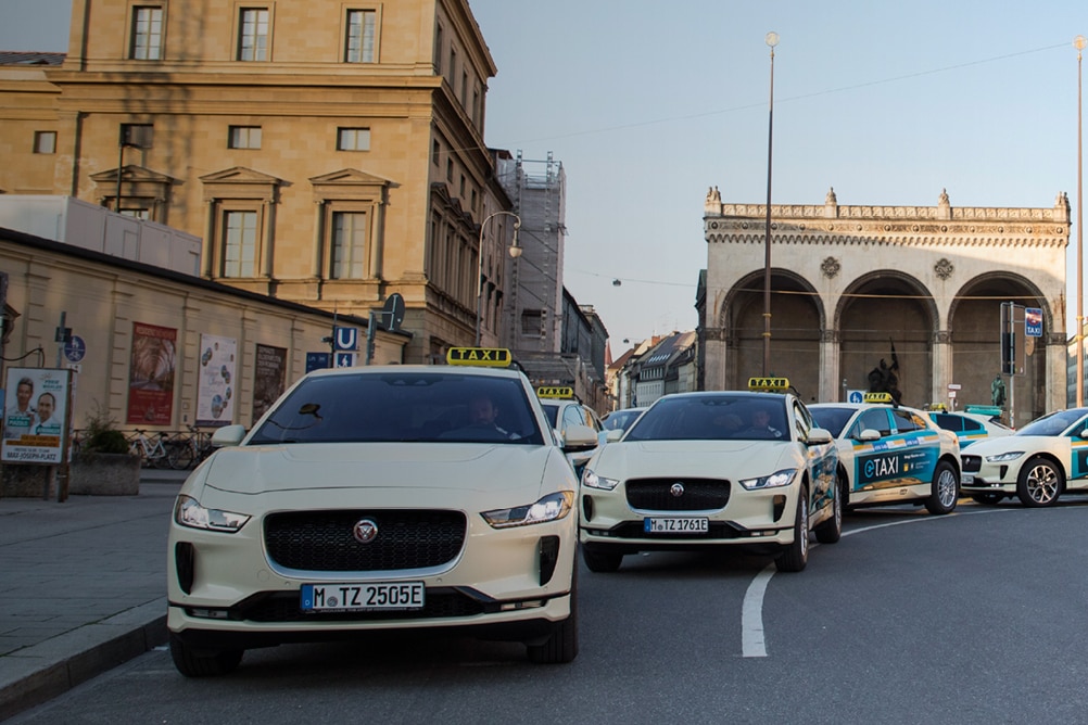 Jaguar I-Pace als Taxi
