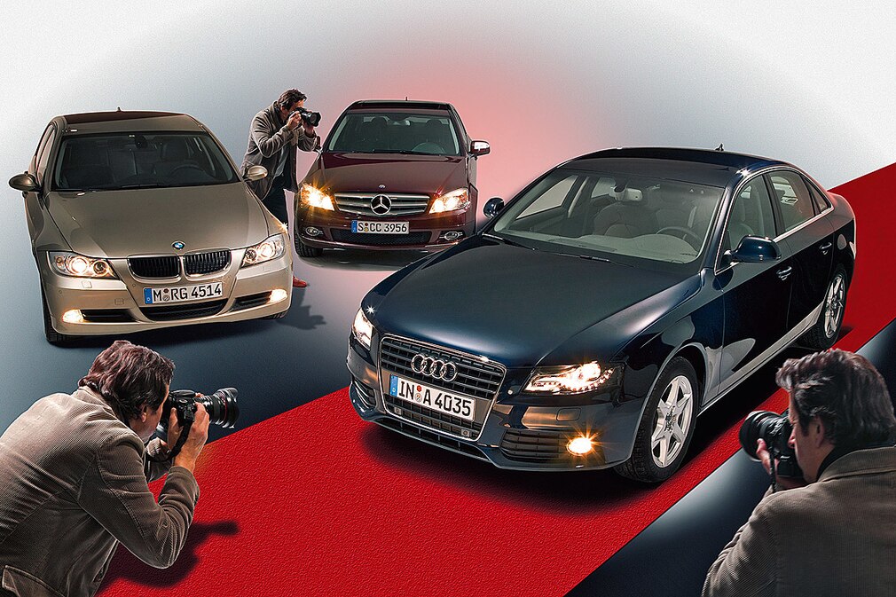 Audi A4 2.0 TDI BMW 318d Mercedes-Benz C 200 CDI