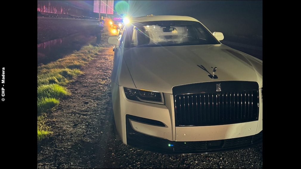 Rolls-Royce Ghost bei Polizeikontrolle in Kalifornien gestoppt