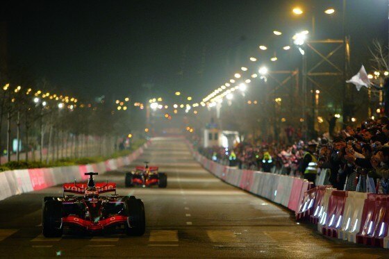 Die Formel 1 in Valencia/Spanien