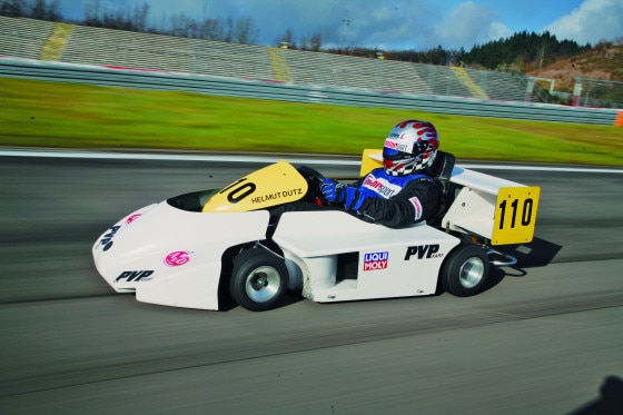 Richtig schnell: Superkart – von 0 auf 100 km/h in 2,5 Sekunden.