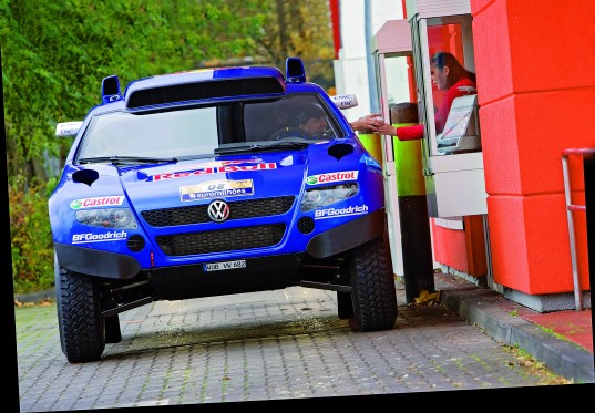Race-Touareg beim Drive-In