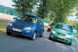 Daewoo Kalos und Hyundai Getz