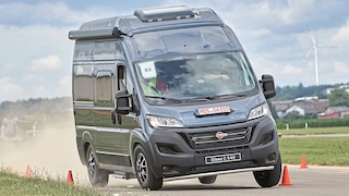 Wohnmobil Hindernisparcours