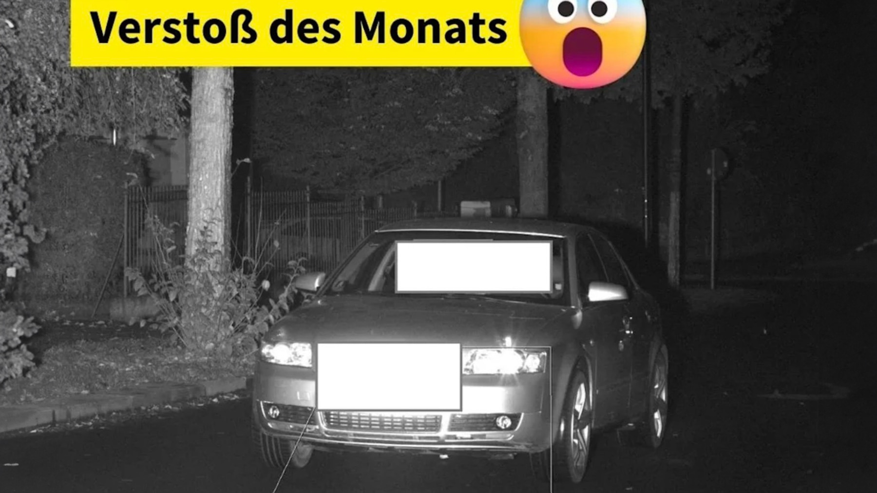 So stellt eine deutsche Stadt Raser bloß