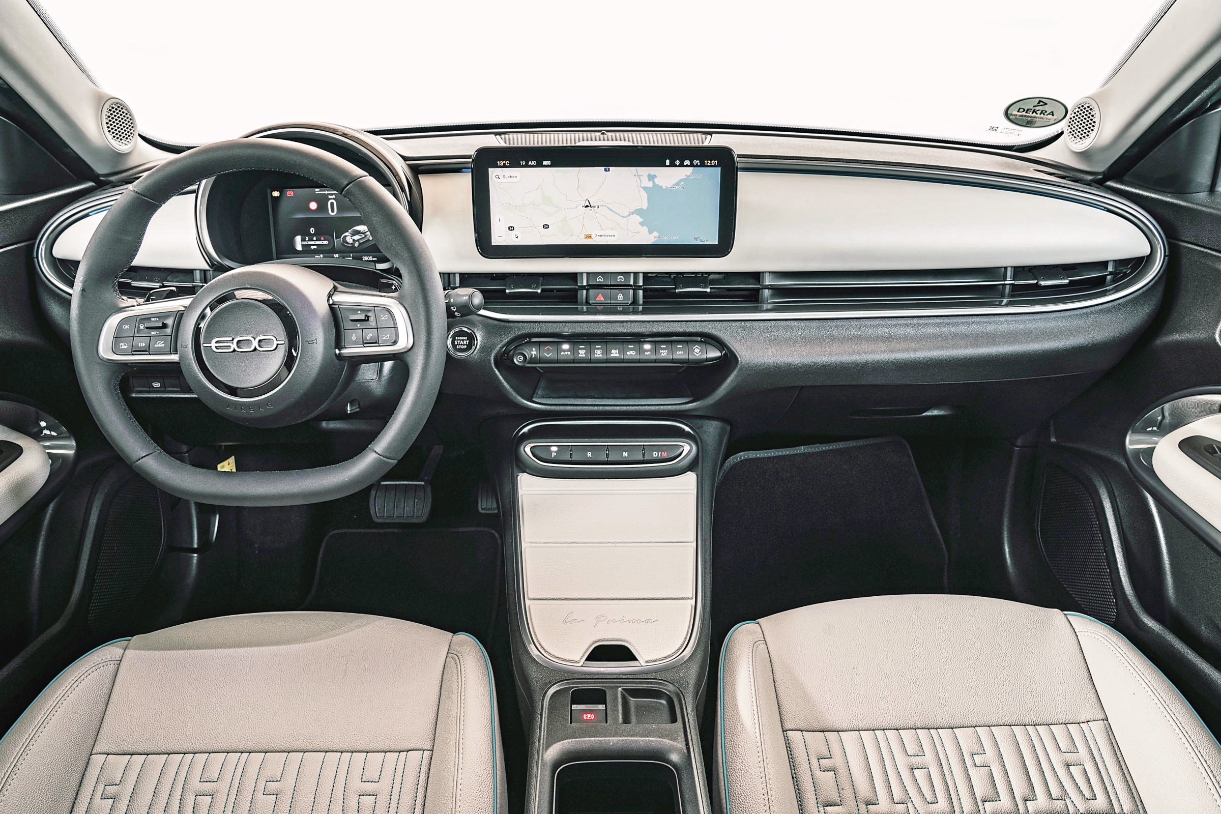 Tapis De Coffre Sur Mesure Pour Fiat 600 Hybrid 2024 2025+ - Protection Intégrale, Imperméable, Antidérapant