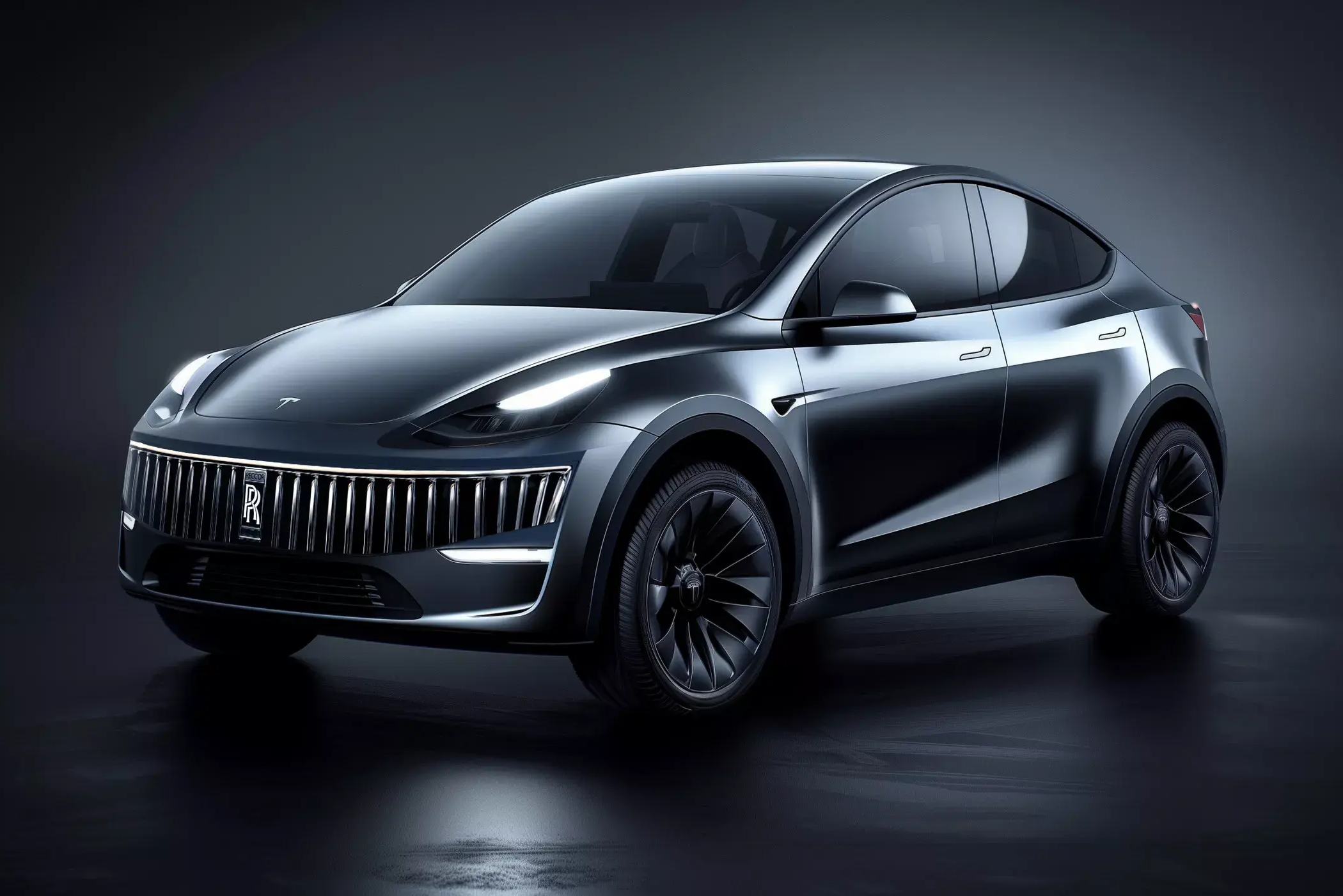 Dank des LED-Bilschirms wird der Tesla zum Rolls-Royce