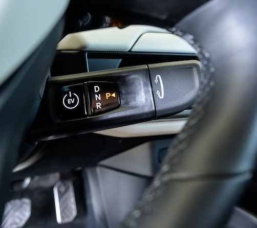 Kia EV4 Fahrstufenwahlhebel am Lenkrad