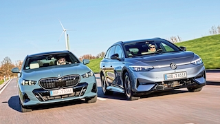 BMW i5 eDrive40 Touring VW ID.7 Tourer Pro