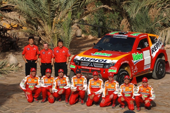 Die Teams: Mitsubishi Rallye Dakar 2008