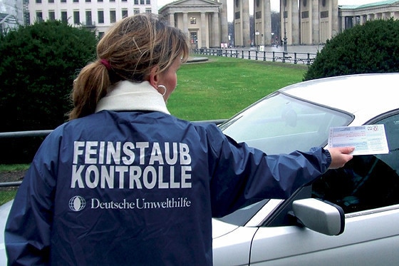 Umweltzonen in Innenstädten