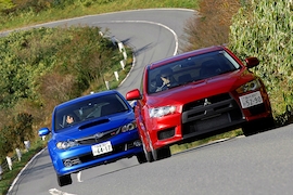 Mitsubishi Lancer Evo X Subaru Impreza WRX STi