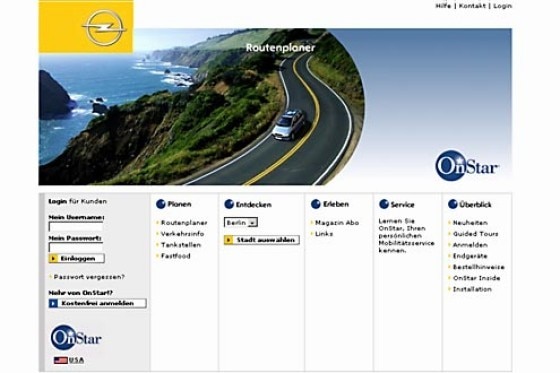 Neuer Service von OnStar