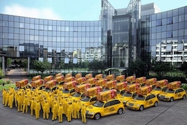 PT Cruiser auf Golden-Toast-Tour