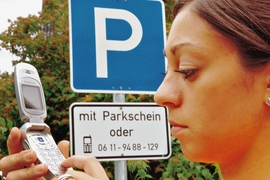 SMS statt Parkschein