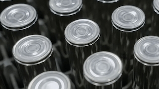 LFP-Akku von Panasonic (Lithium-Eisenphosphat-Basis)