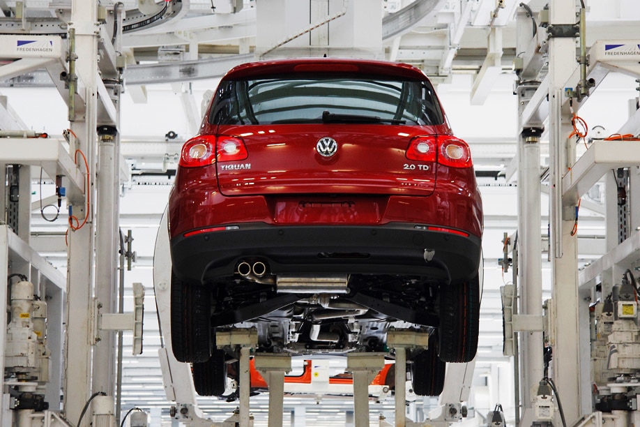 Produktion des VW Tiguan