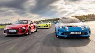 Audi R8 GT   Corvette C8 Z06   Alpine A110 R